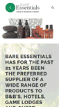 Mobile Screenshot of bareessentials.co.za